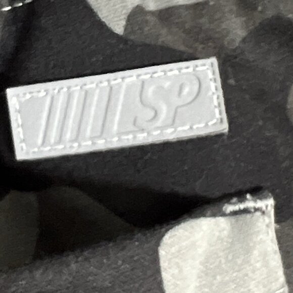 Southpole Men’s Tech Fleece Shorts Sportswear Size Lg Camo Black Grey - Picture 9 of 11